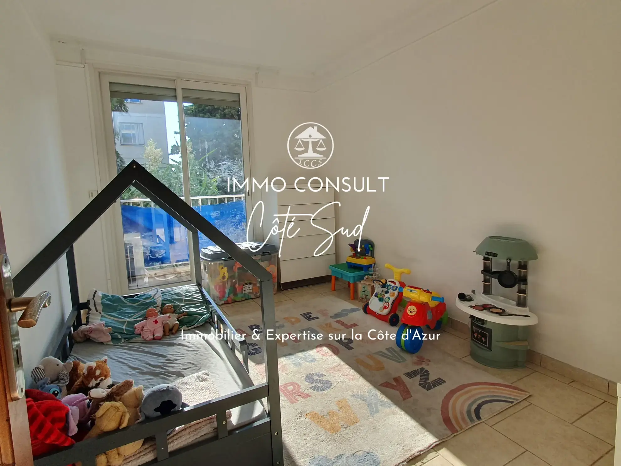 Appartement 3 pièces à Nice Caucade avec balcon et loggia - Investissement locatif 