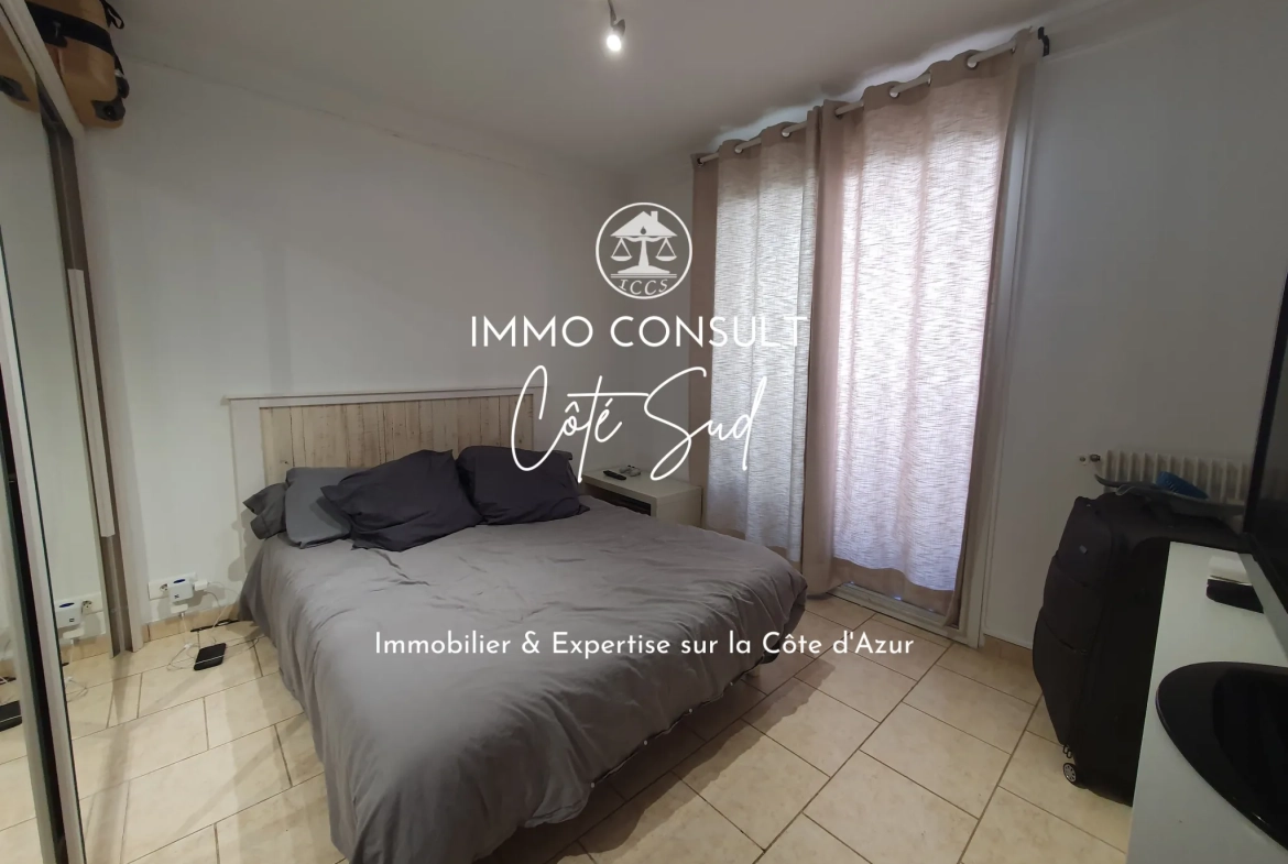 Appartement 3 pièces à Nice Caucade avec balcon et loggia - Investissement locatif 