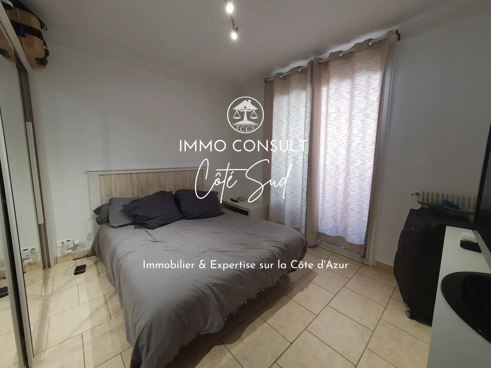Appartement 3 pièces à Nice Caucade avec balcon et loggia - Investissement locatif 