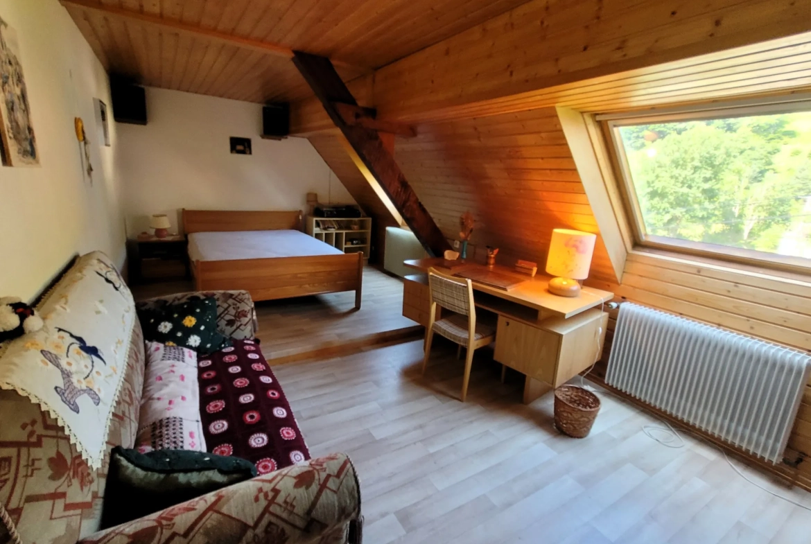 Grande maison familiale de 220 m² avec terrain de 14,67 ares et ruisseau à Soultzeren 