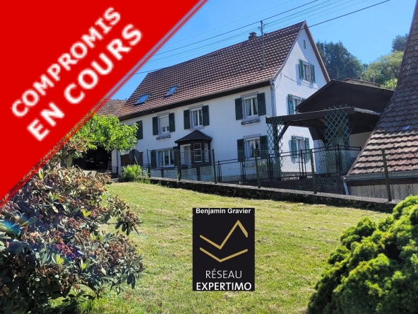 Grande maison familiale de 220 m² avec terrain de 14,67 ares et ruisseau à Soultzeren