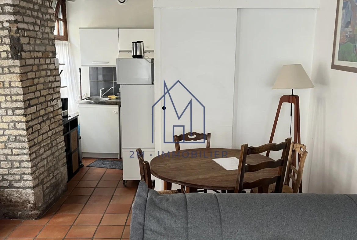 Immeuble de rapport à vendre à Dieppe, 2 appartements F2 à 100m de la plage 