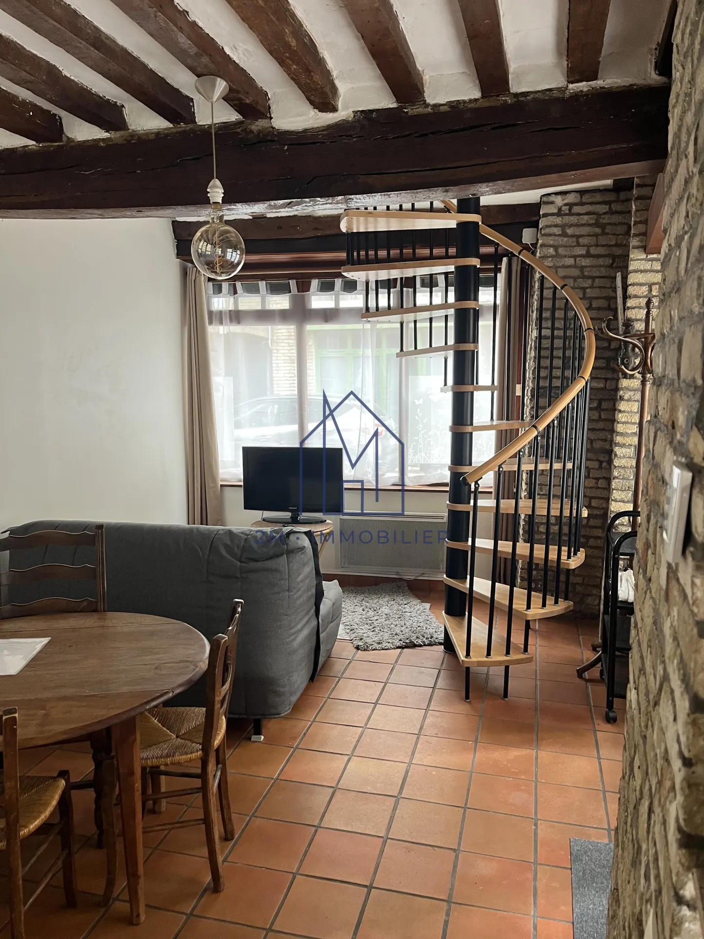 Immeuble de rapport à vendre à Dieppe, 2 appartements F2 à 100m de la plage 