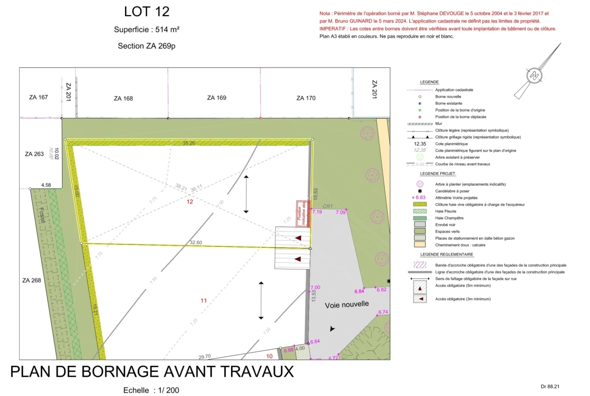 Terrain constructible de 516 m² à Mornac-sur-Seudre en Charente-Maritime 
