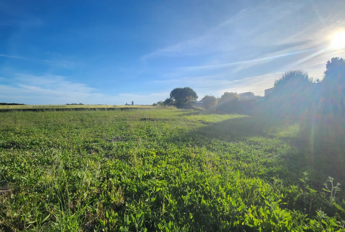 Terrain constructible de 516 m² à Mornac-sur-Seudre en Charente-Maritime 