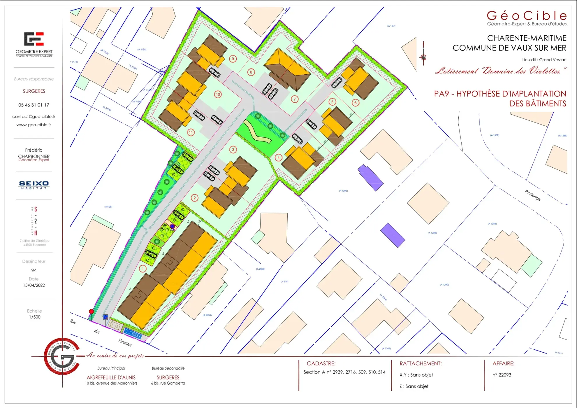 Terrain viabilisé de 390 m² à Vaux-sur-Mer, idéal pour votre projet immobilier ou investissement 