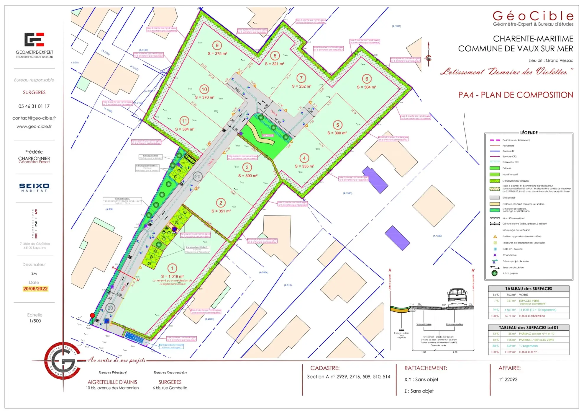 Terrain viabilisé de 390 m² à Vaux-sur-Mer, idéal pour votre projet immobilier ou investissement 
