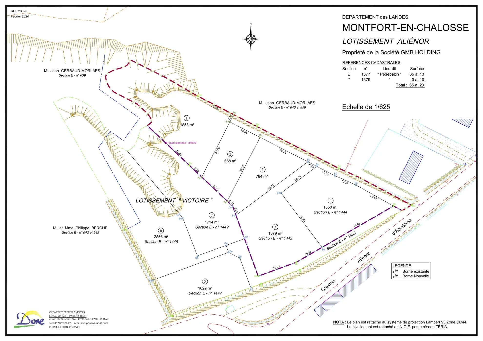 Terrain à bâtir de 1022 m² à Montfort en Chalosse à vendre à 49 000 Euros 