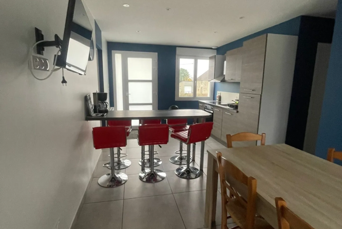 Maison à louer ou à vendre à Lonrai - 5 chambres, grande surface, parking et terrasse 