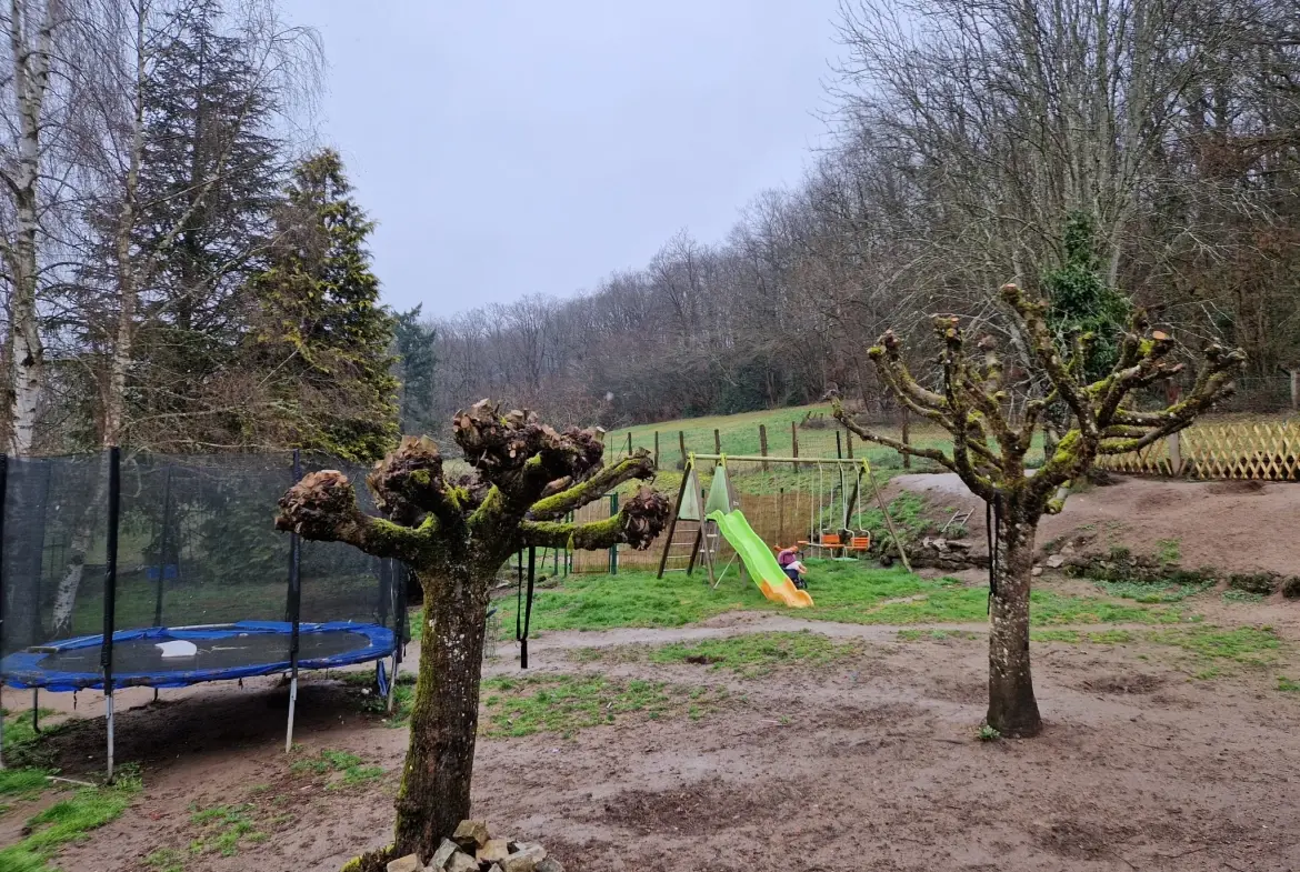 Belle maison de 193 m² avec terrain de 13426 m² proche d'Épinac 