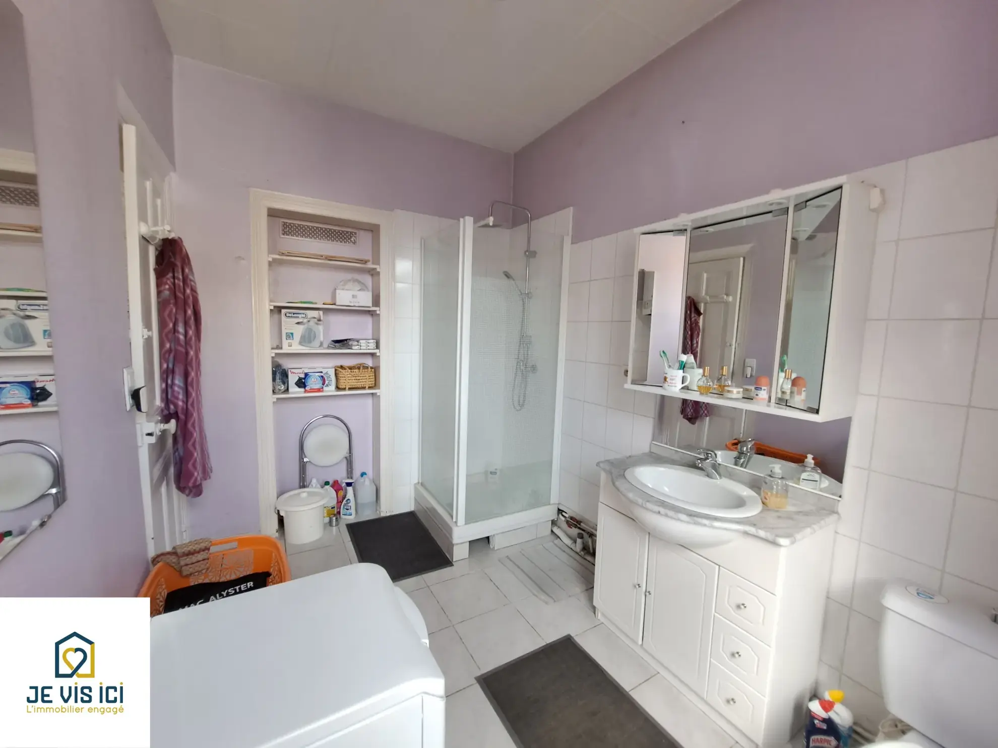 Maison semi-individuelle à Locon près de Béthune avec garage et jardin 
