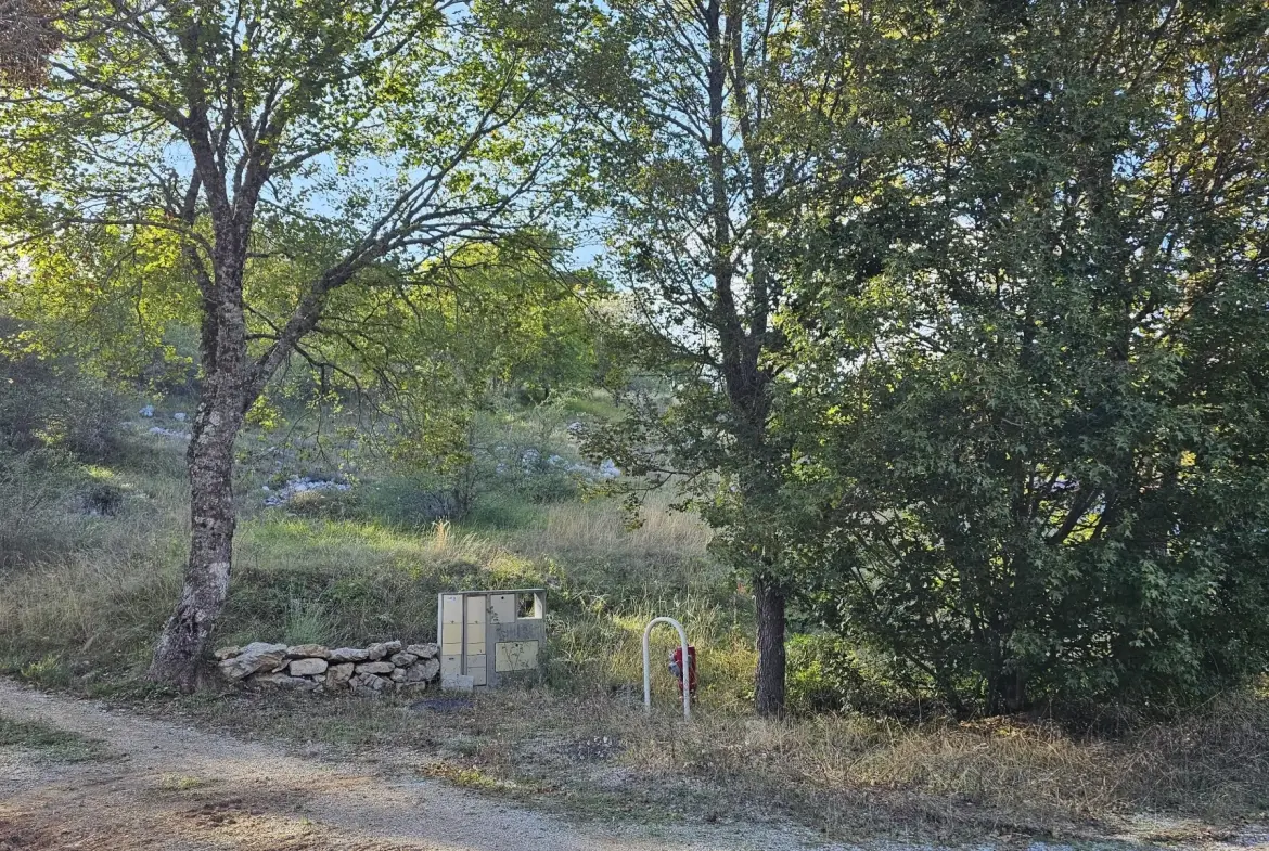 Terrain constructible de 2000 m² à Caussols avec vue panoramique 