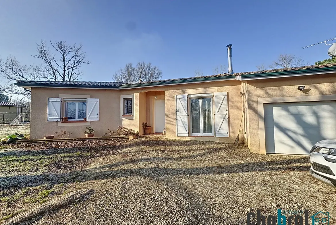 Belle maison de plain-pied à Labastide Saint Pierre avec jardin et garage 