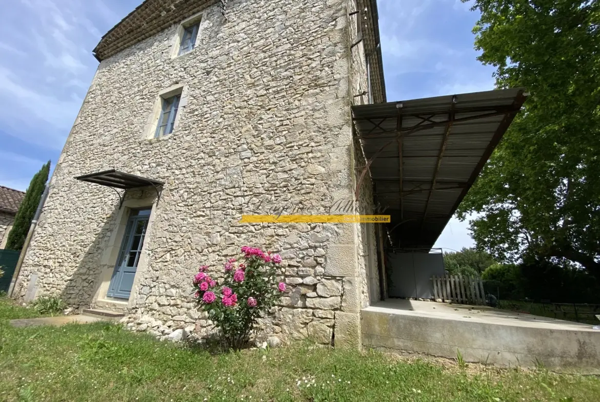 Appartement T4 à vendre avec jardin dans une minoterie rénovée à Montboucher-sur-Jabron 