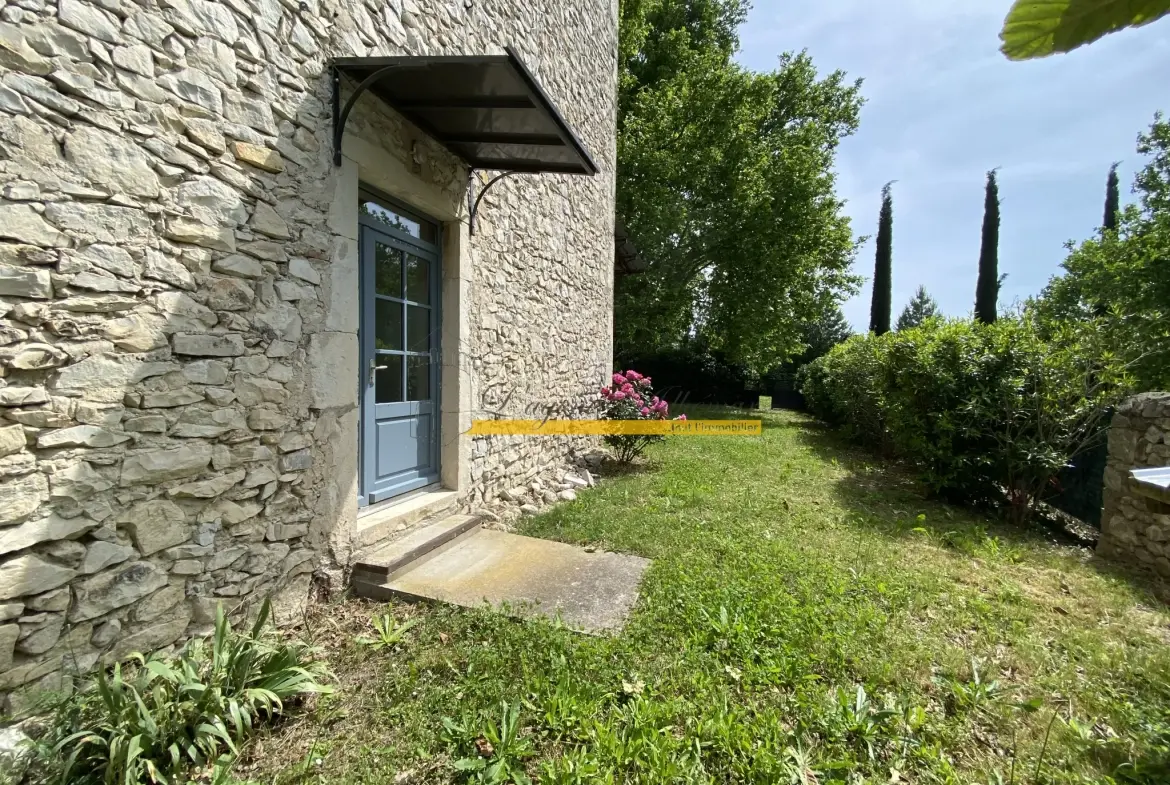 Appartement T4 à vendre avec jardin dans une minoterie rénovée à Montboucher-sur-Jabron 