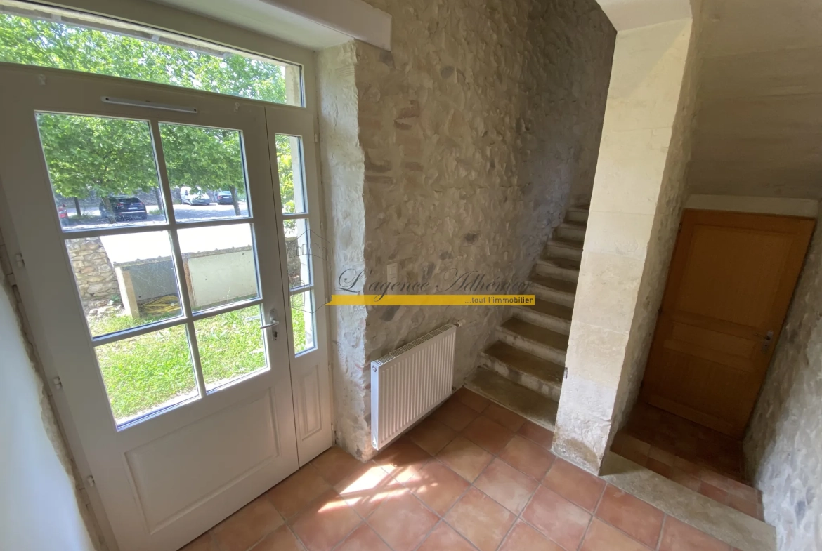 Appartement T4 à vendre avec jardin dans une minoterie rénovée à Montboucher-sur-Jabron 