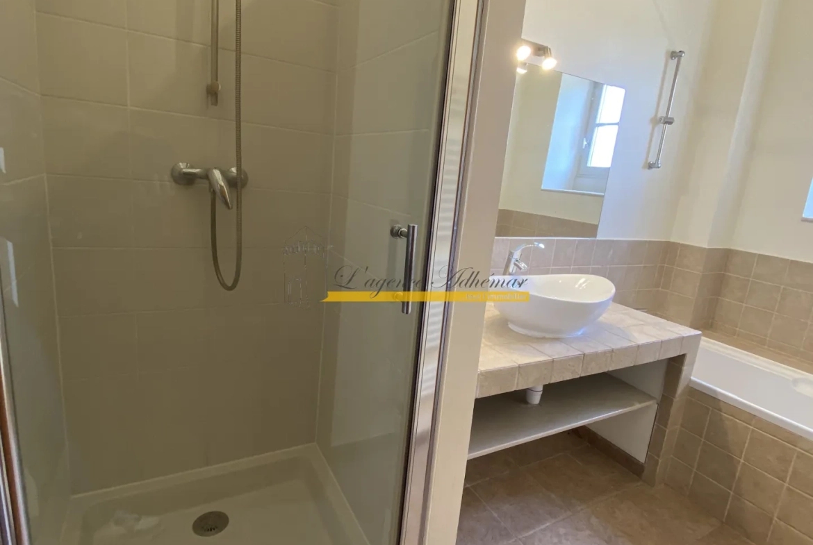 Appartement T4 à vendre avec jardin dans une minoterie rénovée à Montboucher-sur-Jabron 
