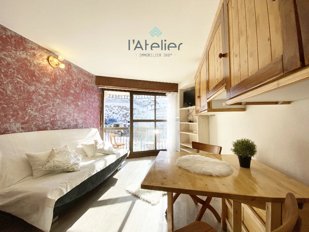 Studio à vendre à Saint Lary Soulan avec vue sur pistes et parking 