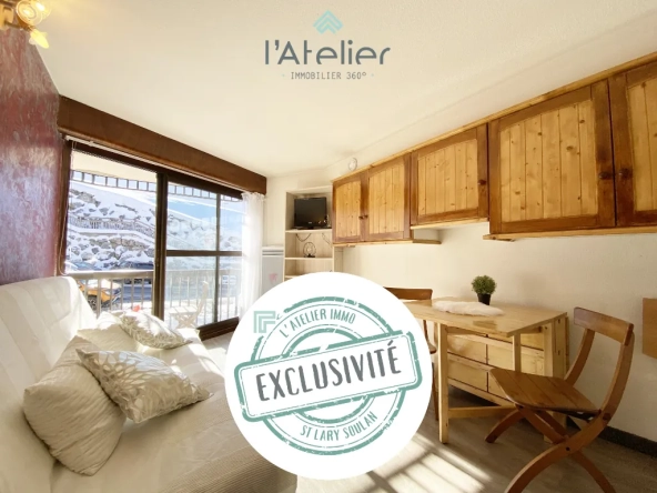 Studio à vendre à Saint Lary Soulan avec vue sur pistes et parking