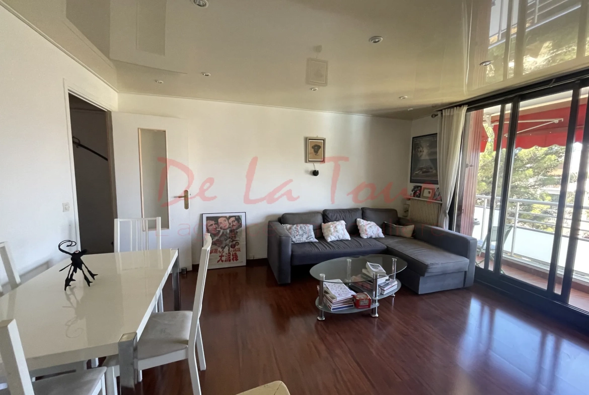 Appartement T3 avec garage, cave, piscine et court de tennis à Saint-Julien (13012) 