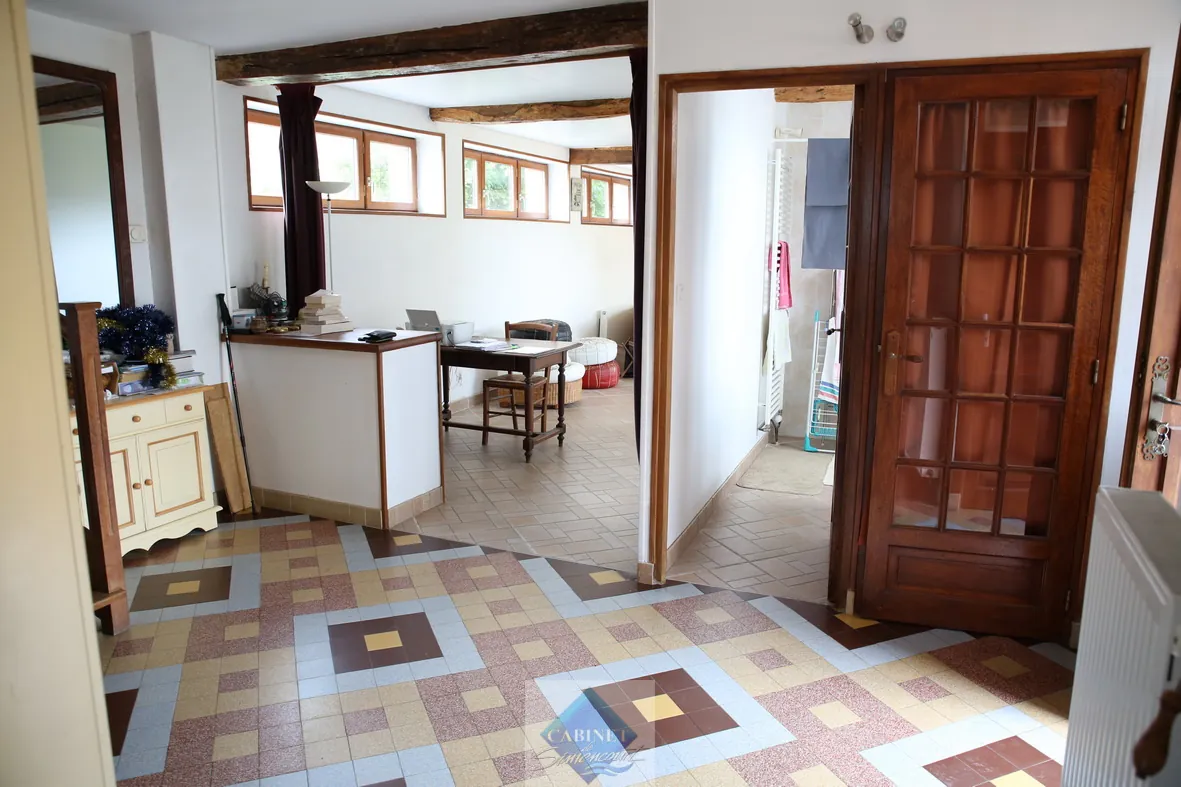 Belle maison en brique et silex à Guilmecourt près de la mer 