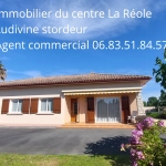 Maison traditionnelle de plain-pied à La Réole – 100 m2, jardin et dépendances
