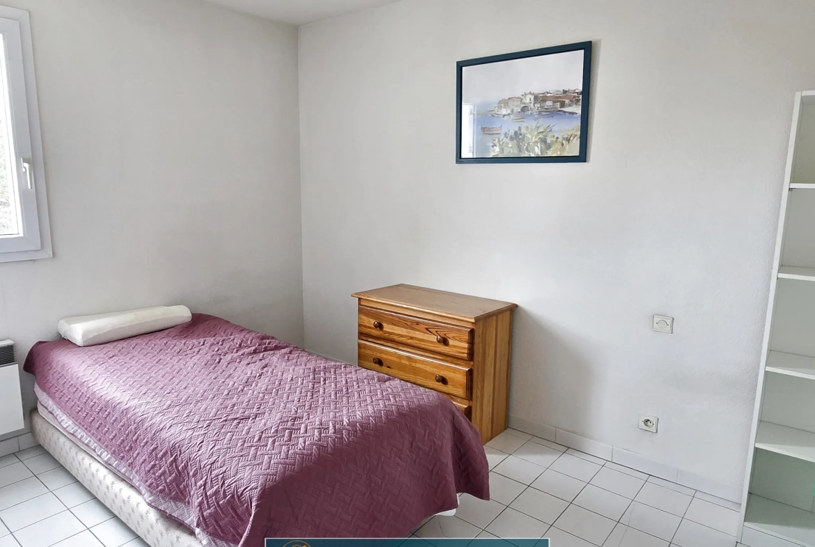 Vente d’un appartement lumineux de 42 m² à Valras Plage avec terrasse proche des plages 