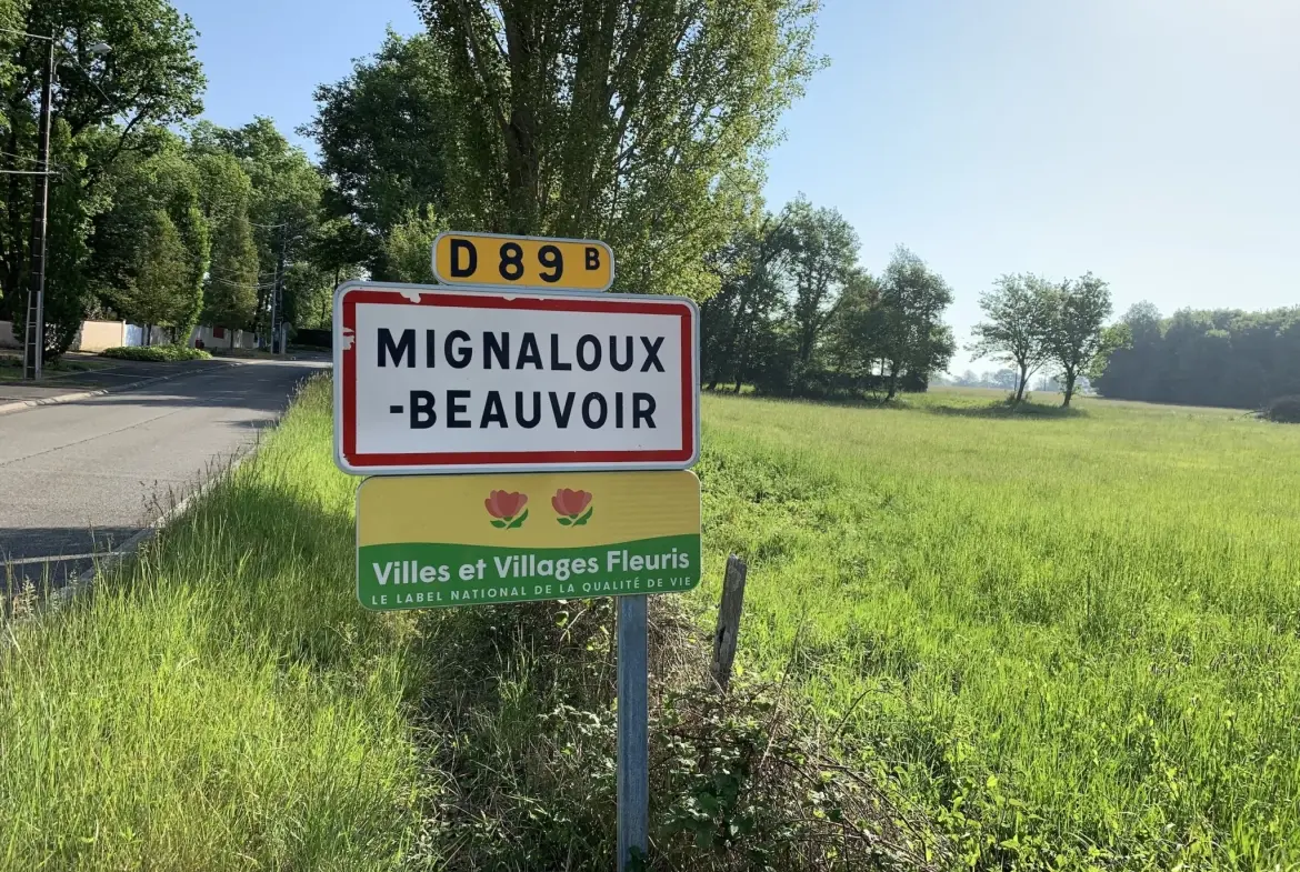 Terrain à bâtir de 1200 m2 avec vue exceptionnelle à Mignaloux-Beauvoir 