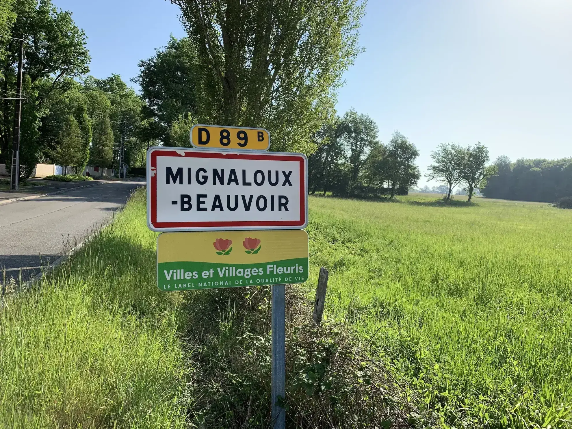 Terrain à bâtir de 1200 m2 avec vue exceptionnelle à Mignaloux-Beauvoir 