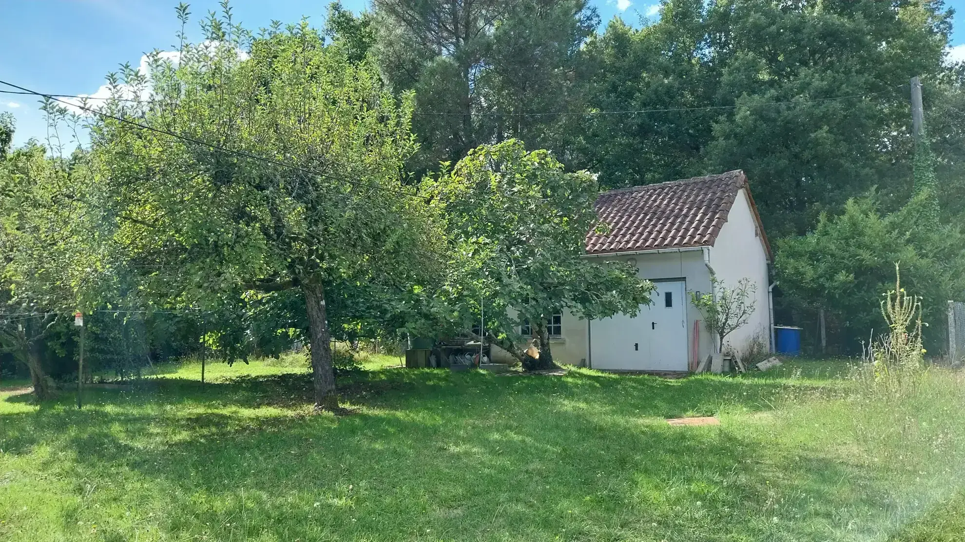 Maison de plain-pied avec 4 chambres, garage et jardin à Ribérac 