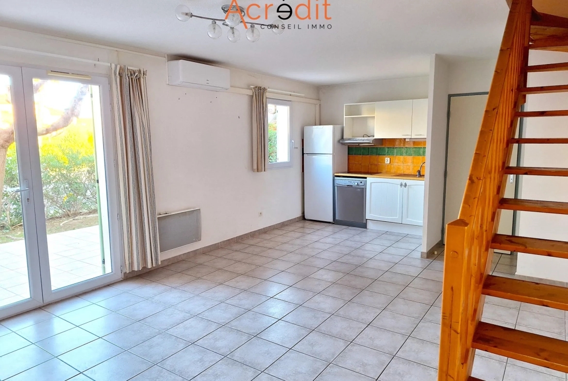 Appartement pavillon T3 à Béziers avec piscine, jardin et parking - Résidence sécurisée 