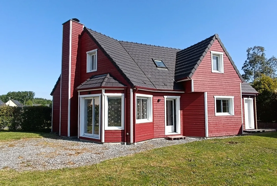 Pavillon en ossature bois de 134 m² au Hamelet - Maison récente avec jardin 