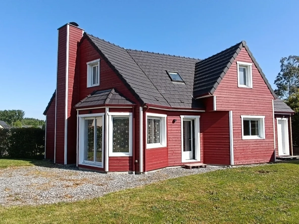 Pavillon en ossature bois de 134 m² au Hamelet - Maison récente avec jardin