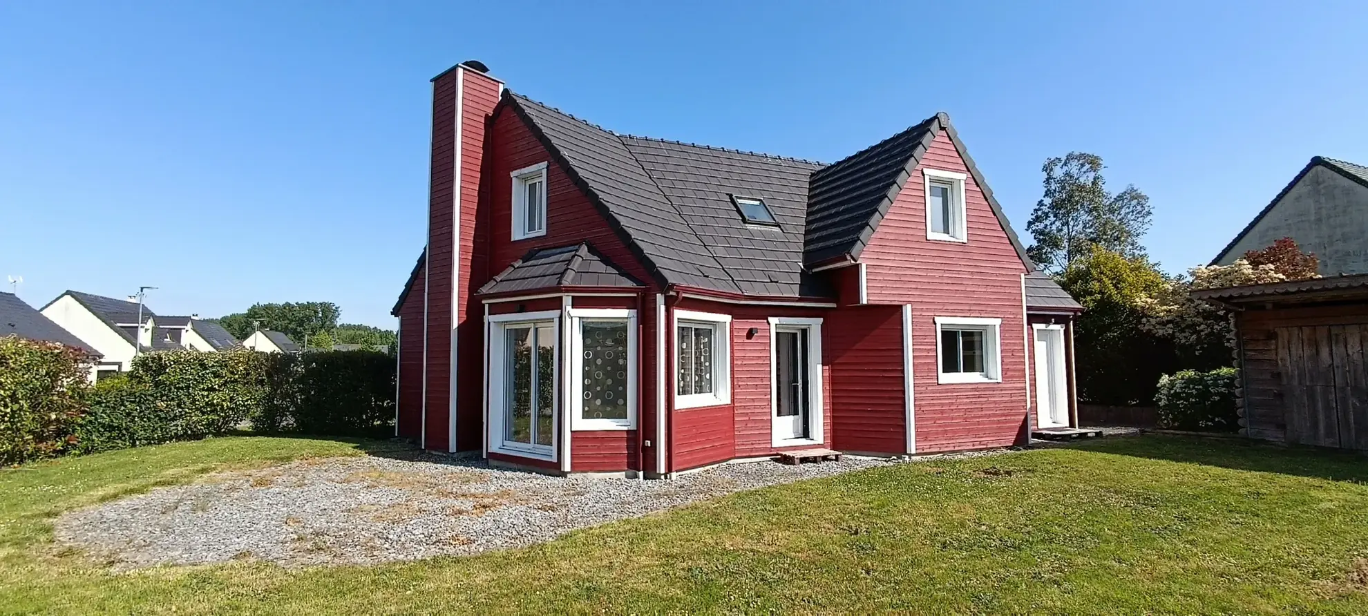 Pavillon en ossature bois de 134 m² au Hamelet - Maison récente avec jardin 