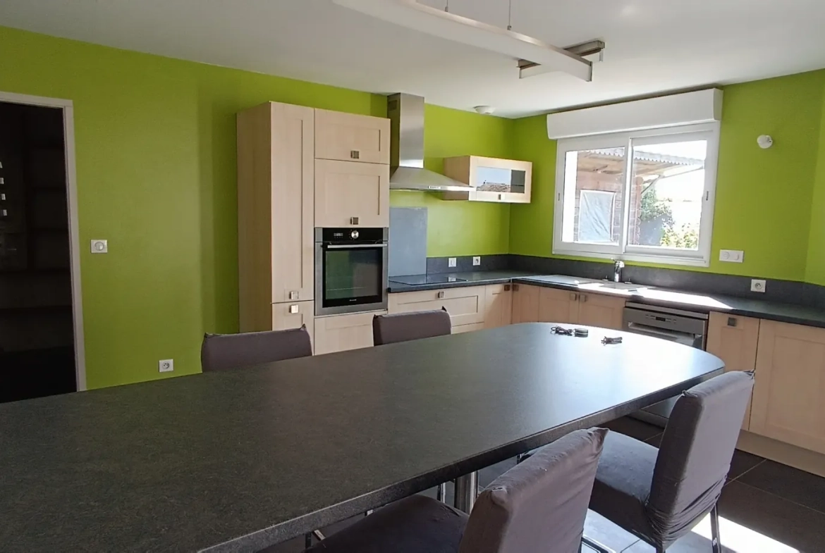 Pavillon en ossature bois de 134 m² au Hamelet - Maison récente avec jardin 
