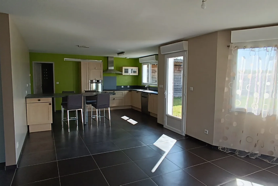 Pavillon en ossature bois de 134 m² au Hamelet - Maison récente avec jardin 