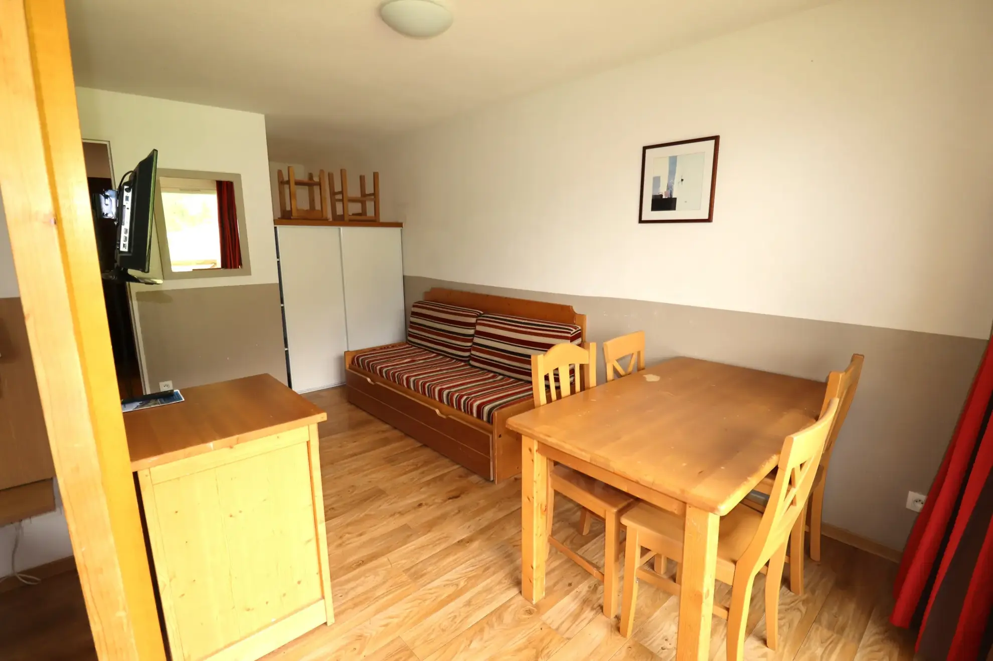 Appartement T2 de 34m² à La Foux d'Allos avec vue montagne et terrasse 