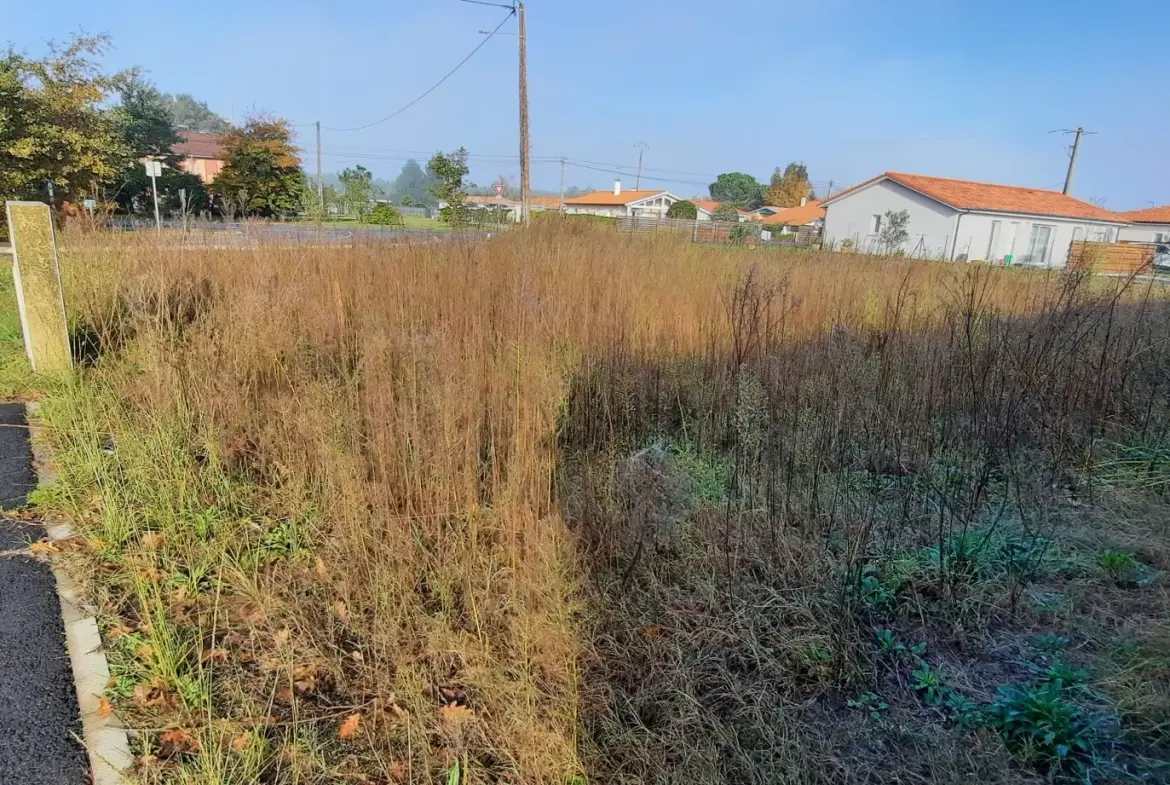 Terrain constructible à vendre à Magescq - 507 m² avec permis accepté 