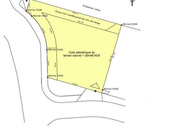 Terrain constructible à vendre à Magescq - 507 m² avec permis accepté