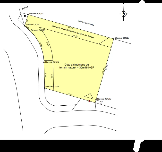Terrain constructible à vendre à Magescq - 507 m² avec permis accepté 