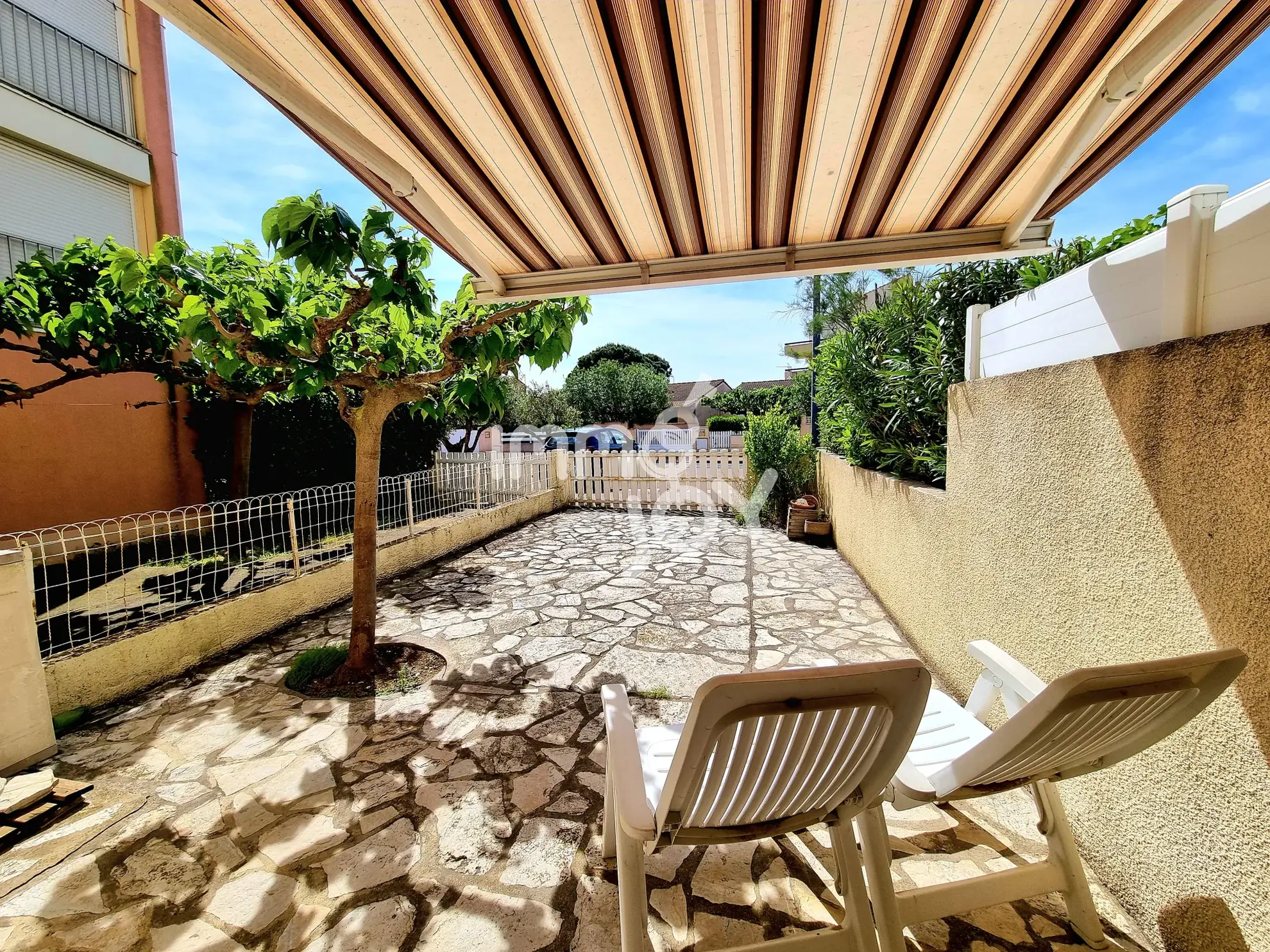 Appartement T2 cabine avec jardin à Narbonne-Plage près de la mer 