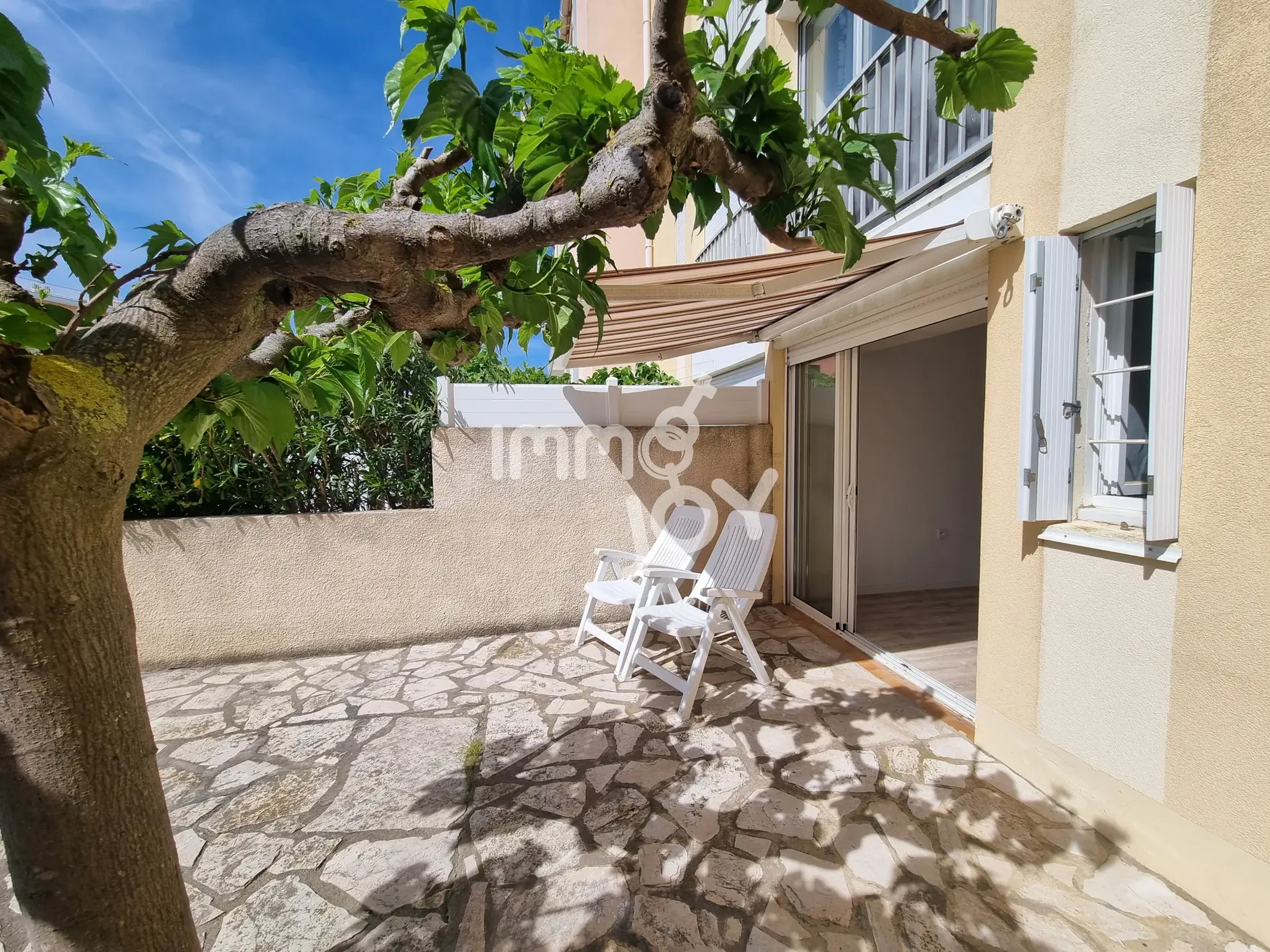 Appartement T2 cabine avec jardin à Narbonne-Plage près de la mer 
