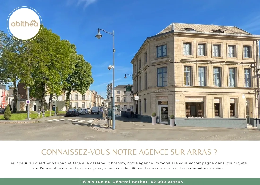Appartement T4 de charme à Arras dans le quartier Vauban, proximité centre-ville et gare 
