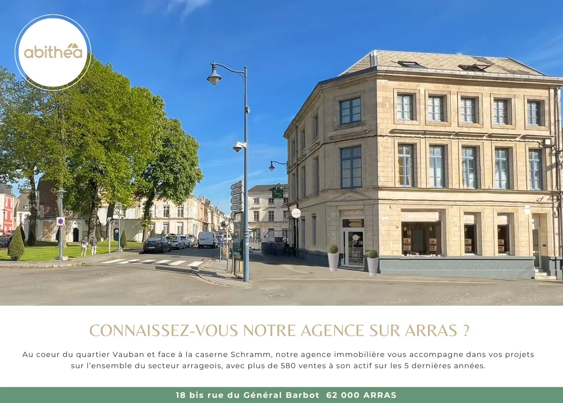 Appartement T4 de charme à Arras dans le quartier Vauban, proximité centre-ville et gare 