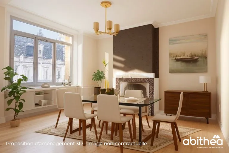 Appartement T4 de charme à Arras dans le quartier Vauban, proximité centre-ville et gare 