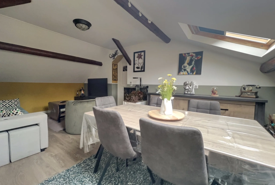 Appartement rénové à Longwy proche gare avec parking et options d'extension 