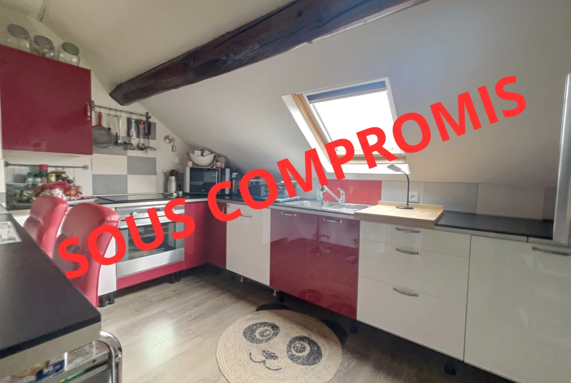 Appartement rénové à Longwy proche gare avec parking et options d'extension 