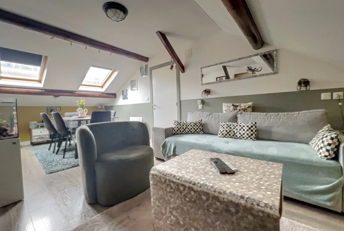 Appartement rénové à Longwy proche gare avec parking et options d'extension 