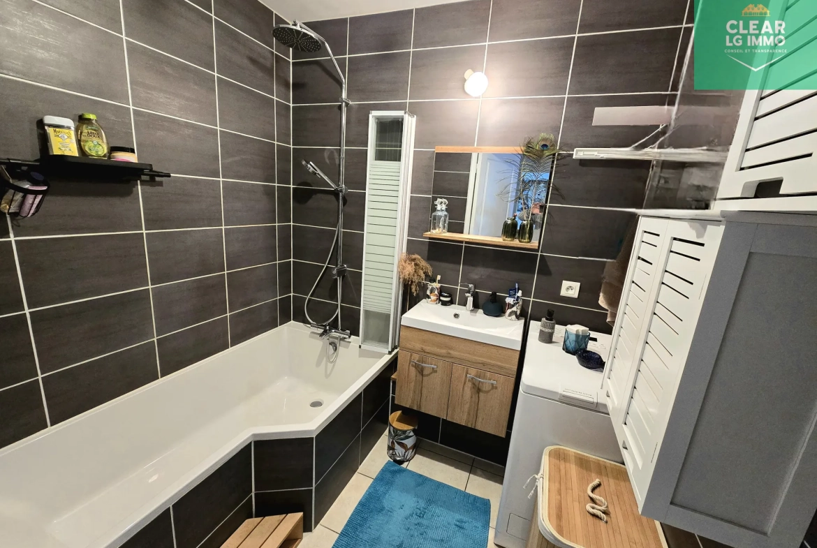 Appartement T2 de 48 m² à Metz Sablon avec parking, calme et vue verdoyante 
