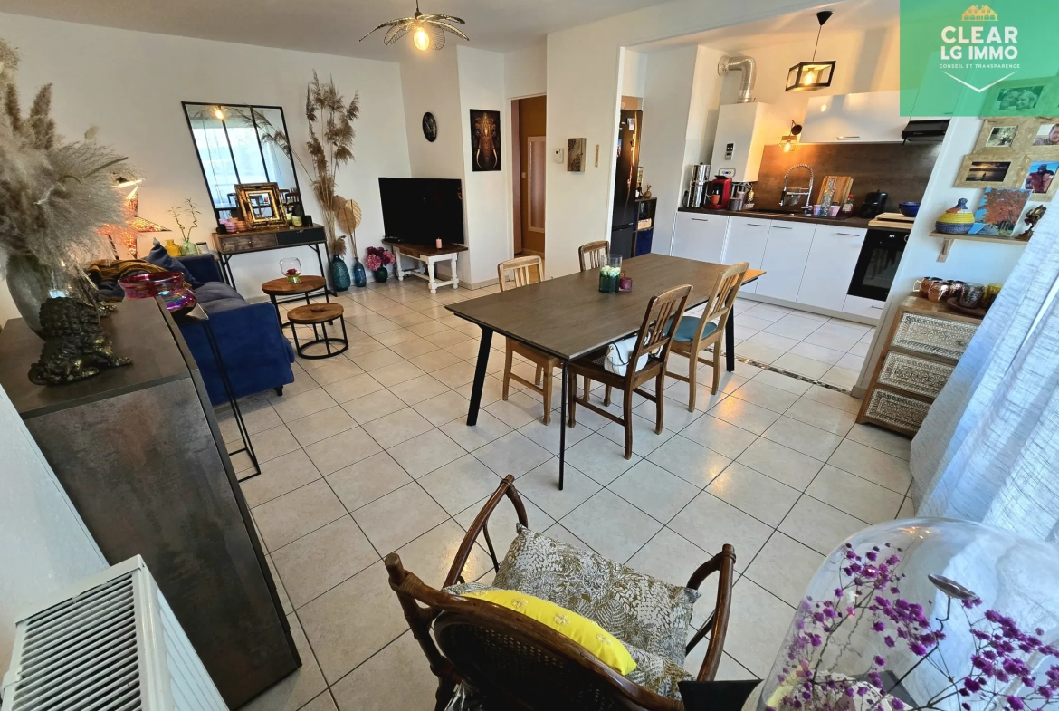 Appartement T2 de 48 m² à Metz Sablon avec parking, calme et vue verdoyante 